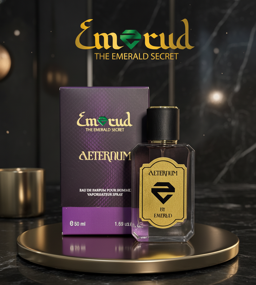 Emerud Aternum Perfume – Fresh Aromatic Fougère Men’s Fragrance | Long-Lasting Office & Daily Wear Scent