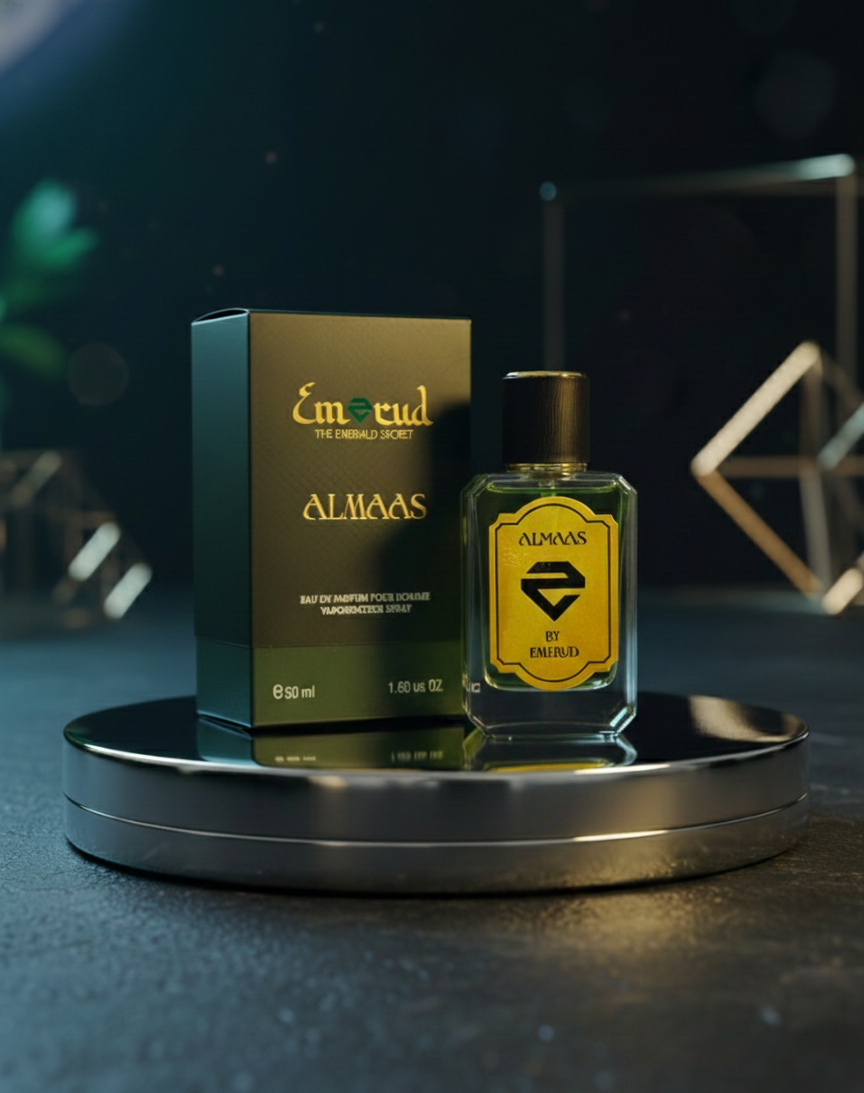 Emerud Almaas Perfume – Luxury Unisex Sweet Vanilla Oud Fragrance | Long-Lasting Spicy Woody Night Scent