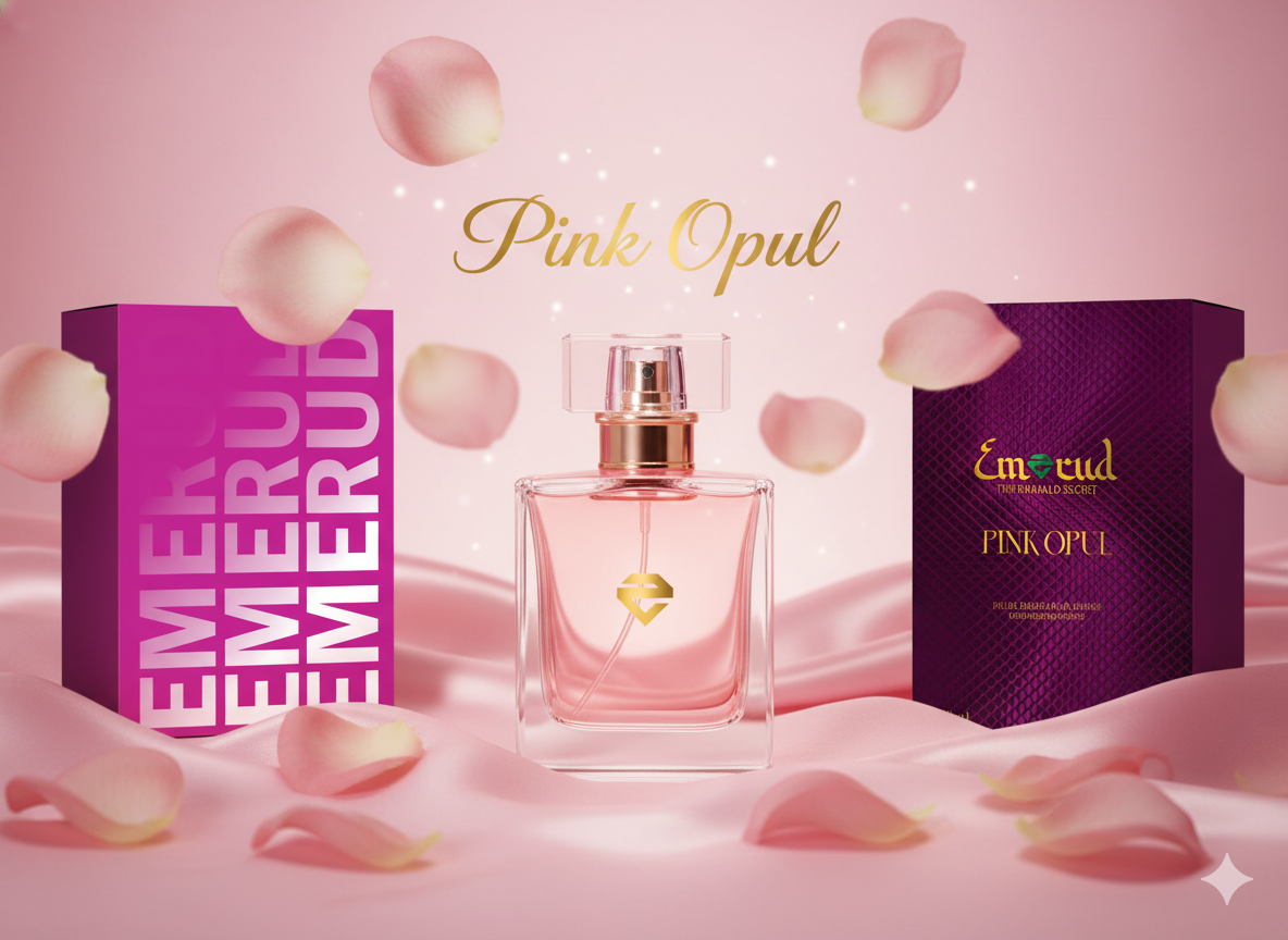 Emerud Pink Opal Perfume for Women – Floral Fruity Patchouli Luxury Fragrance | Long-Lasting Office & Party Wear Scent