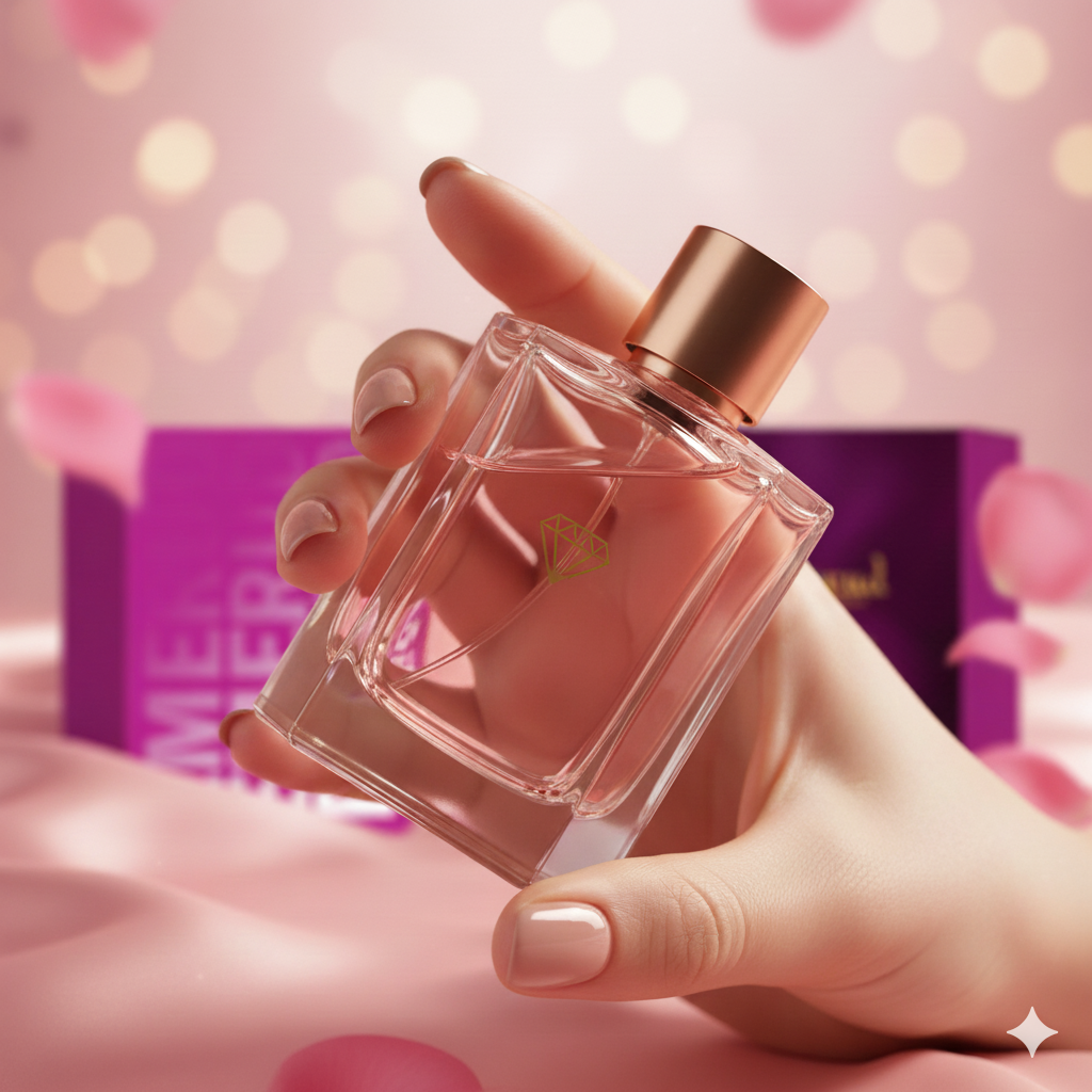 Emerud Pink Opal Perfume for Women – Floral Fruity Patchouli Luxury Fragrance | Long-Lasting Office & Party Wear Scent