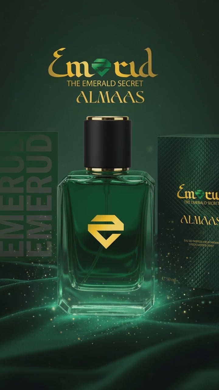 Emerud Almaas Perfume – Luxury Unisex Sweet Vanilla Oud Fragrance | Long-Lasting Spicy Woody Night Scent